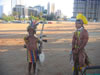 Индейцы на улицах Бразилиа