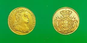 Золотая монета Объединенного королевства Бразилии